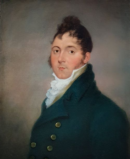 PORTRAIT OF A GENTLEMAN C1809 CIRCLE OF CHARLES HOWARD HODGES 17641837 - ADDITIONAL PHOTO 1