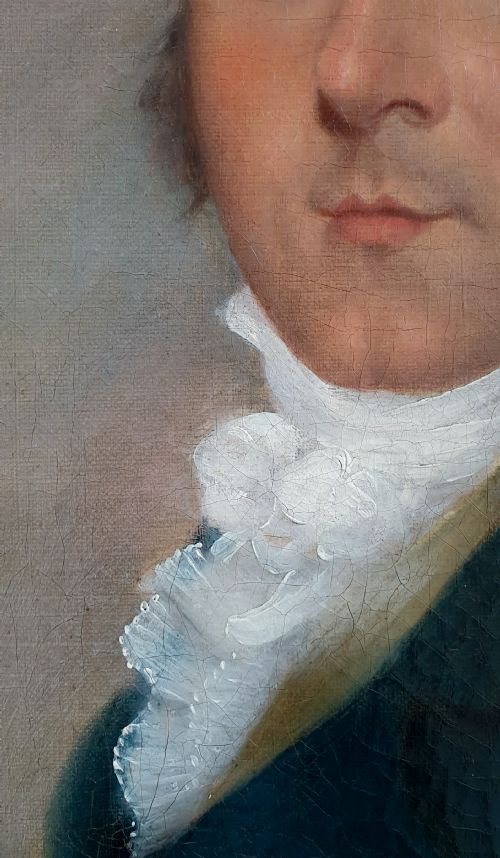 PORTRAIT OF A GENTLEMAN C1809 CIRCLE OF CHARLES HOWARD HODGES 17641837 - ADDITIONAL PHOTO 3