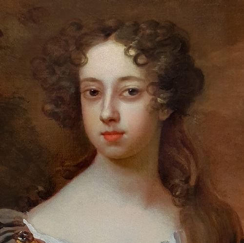 PORTRAIT OF LADY LEIGH 16581705 C1679 CIRCLE OF PETER LELY 16181680 - ADDITIONAL PHOTO 2