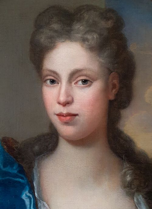 PORTRAIT OF A LADY C1700 CIRCLE OF FRANOIS DE TROY 16451730 - ADDITIONAL PHOTO 3