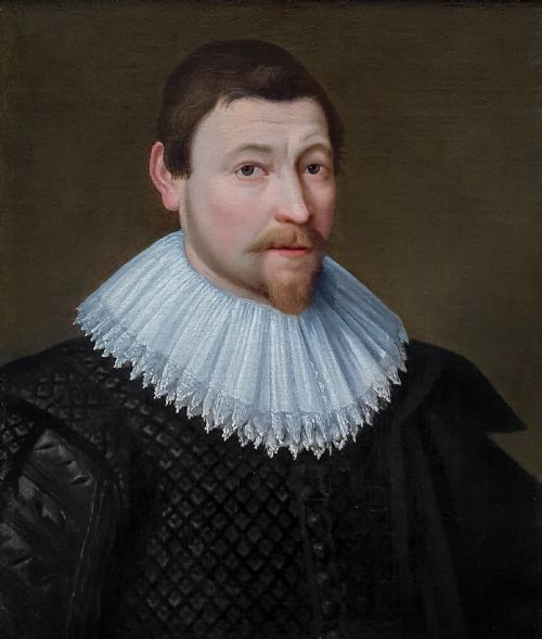 PORTRAIT OF WILLIAM RAMSDEN 15581623 C1620 CIRCLE OF DANIEL MYTENS C1590C1648 - ADDITIONAL PHOTO 5