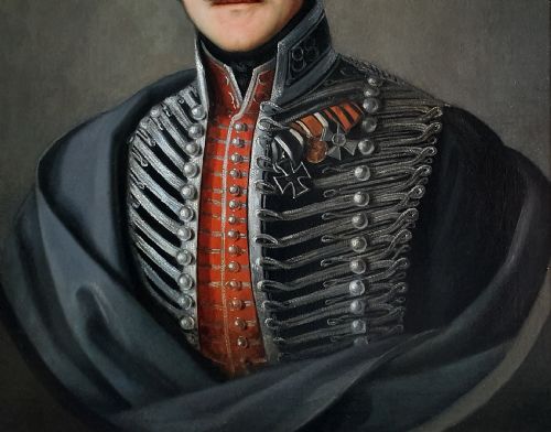 fig 2. Portrait of an Officer c.1870; Attributed to Jan Adam Kruseman (1804-1862)