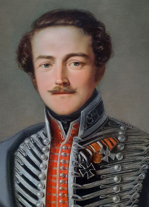 fig 3. Portrait of an Officer c.1870; Attributed to Jan Adam Kruseman (1804-1862)