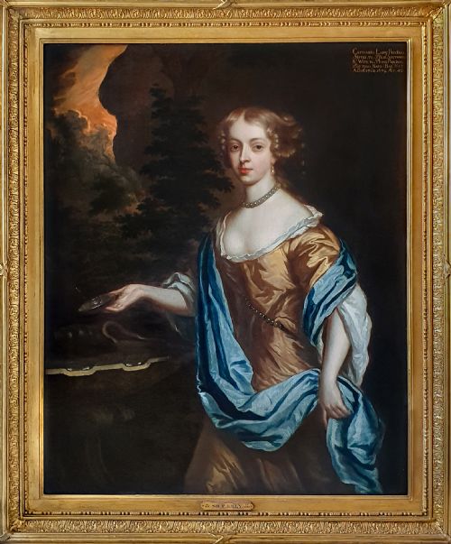 portrait of catherine lady perceval 16371679 c1661 studio of sir peter lely 1618 1680 - CATEGORY: ANTIQUE ART - DATED 17TH CENTURY