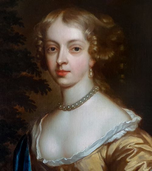 PORTRAIT OF CATHERINE LADY PERCEVAL 16371679 C1661 STUDIO OF SIR PETER LELY 1618 1680 - ADDITIONAL PHOTO 4