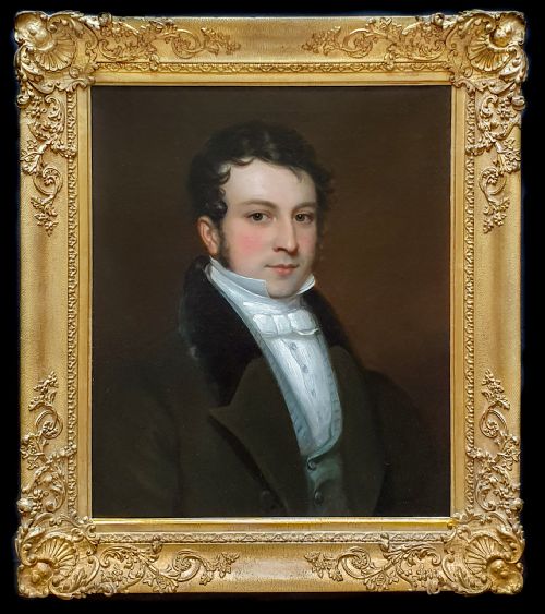 PAIR 2 OF PORTRAITS OF EDMUND LLOYD 17961855 AND CATHERINE LLOYD 18081878 C183343 THOMAS GEORGE C1790C1840 - ADDITIONAL PHOTO 2