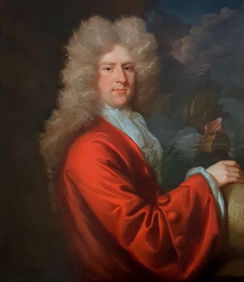 fig 1. Portrait of a Captain Sir John Munden (c.1645-1719) c.1692; John Closterman (1660-1711)