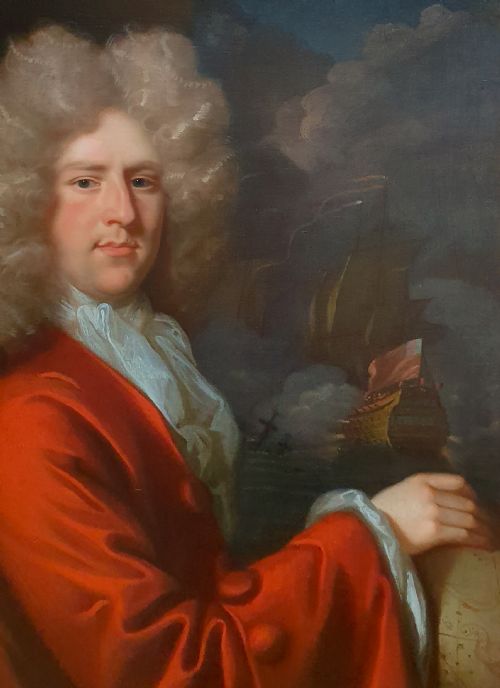 fig 4. Portrait of a Captain Sir John Munden (c.1645-1719) c.1692; John Closterman (1660-1711)