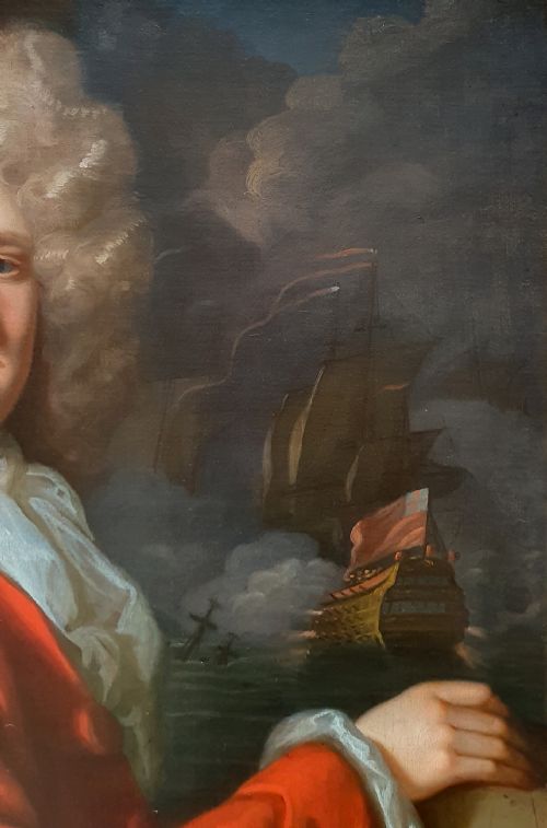 fig 5. Portrait of a Captain Sir John Munden (c.1645-1719) c.1692; John Closterman (1660-1711)