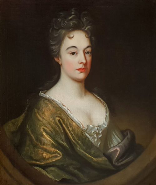 PORTRAIT OF A LADY C1700 CIRCLE OF SIR GODFREY KNELLER 16461723 - ADDITIONAL PHOTO 1