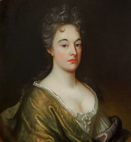 PORTRAIT OF A LADY C1700 CIRCLE OF SIR GODFREY KNELLER 16461723 - ADDITIONAL PHOTO 4