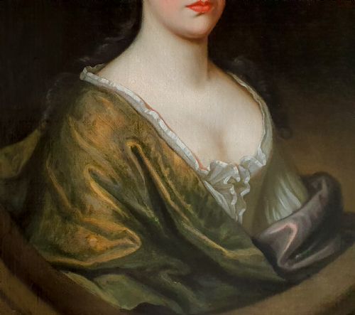 PORTRAIT OF A LADY C1700 CIRCLE OF SIR GODFREY KNELLER 16461723 - ADDITIONAL PHOTO 5