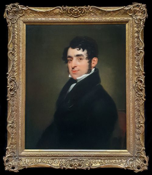portrait of edward hodges c1815 english school - CATEGORY: ANTIQUE ART - DATED 19TH CENTURY