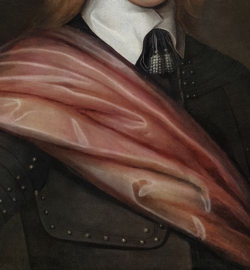 PORTRAIT OF A ROYALIST OFFICER 17TH CENTURY FOLLOWER OF WILLIAM DOBSON 16111646 - ADDITIONAL PHOTO 5