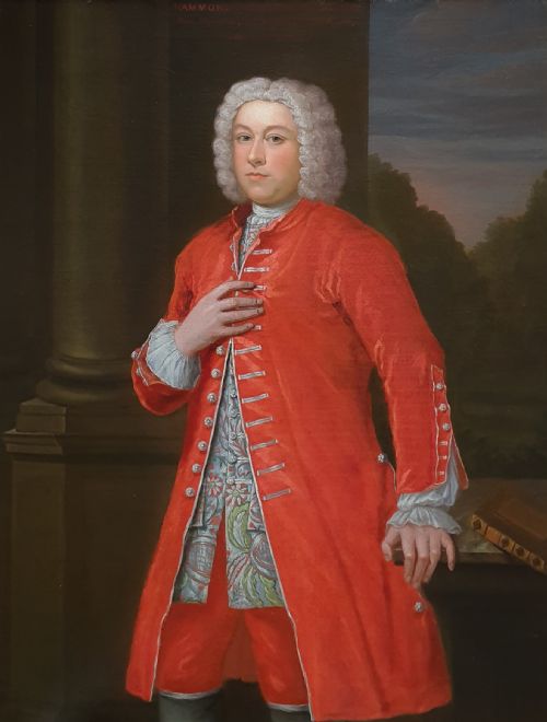 PORTRAIT OF HAMMOND CROSSE 17031785 CIRCA 1744 ATTRIBUTED TO BARTHOLOMEW DANDRIDGE 1691C1754 - ADDITIONAL PHOTO 1