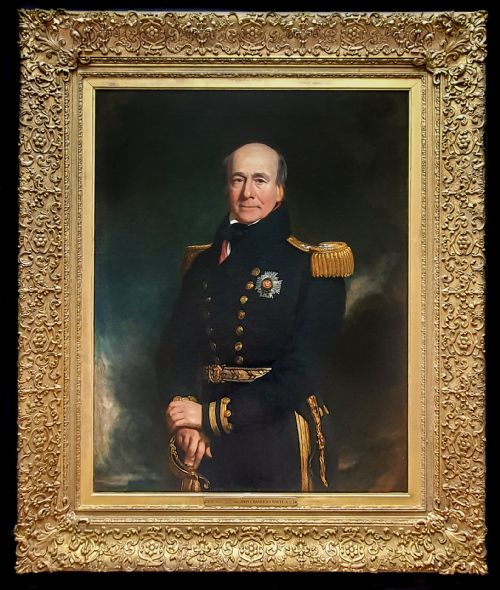 portrait of vice admiral sir john chambers white c17701845 dated 1840 signed george patten 18011865 - CATEGORY: ANTIQUE ART - DATED 19TH CENTURY