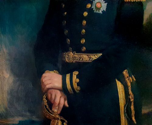 PORTRAIT OF VICE ADMIRAL SIR JOHN CHAMBERS WHITE C17701845 DATED 1840 SIGNED GEORGE PATTEN 18011865 - ADDITIONAL PHOTO 3
