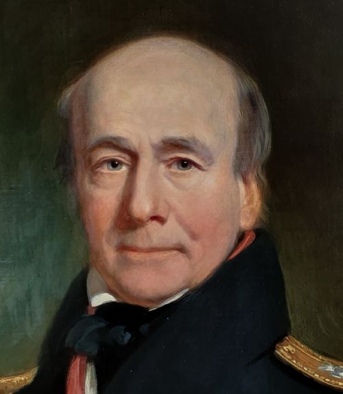 PORTRAIT OF VICE ADMIRAL SIR JOHN CHAMBERS WHITE C17701845 DATED 1840 SIGNED GEORGE PATTEN 18011865 - ADDITIONAL PHOTO 5
