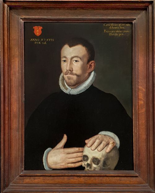 16th century portrait of a gentleman follower of pieter jansz pourbus c15231584 - CATEGORY: ANTIQUE ART - DATED 16TH CENTURY