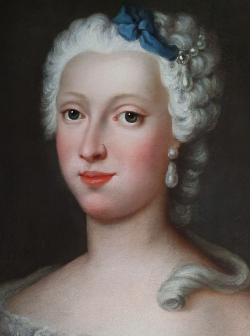 PORTRAIT OF THE DUCHESS OF BRUNSWICKWOLFENBTTEL 17151797 C1730 CIRCLE OF ANTOINE PESNE 16831757 - ADDITIONAL PHOTO 1