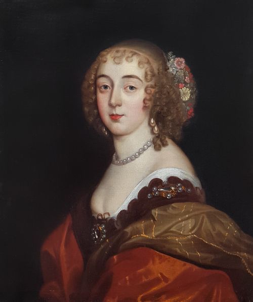 17TH CENTURY PORTRAIT OF THE COUNTESS OF SUNDERLAND 16171684 AFTER ANTHONY VAN DYKE 15991641 - ADDITIONAL PHOTO 3