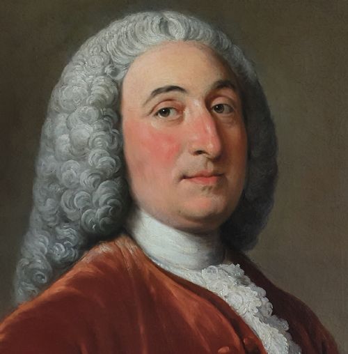 PORTRAIT OF THOMAS PELHAMHOLLES 1ST DUKE OF NEWCASTLE 16931768 CIRCA 1750 WILLIAM HOARE OF BATH RA C17071792 - ADDITIONAL PHOTO 6