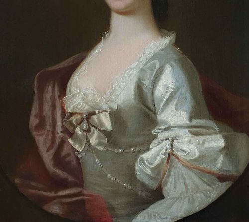 fig 2. Portrait of a Lady c.1750; Follower of Allan Ramsay (1713-1784)