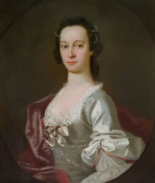 fig 1. Portrait of a Lady c.1750; Follower of Allan Ramsay (1713-1784)