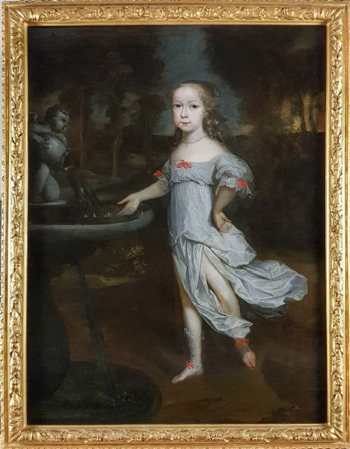 portrait of louise de lvisleran c1662 circle of abraham van der tempel c16221672 - CATEGORY: ANTIQUE ART - DATED 17TH CENTURY