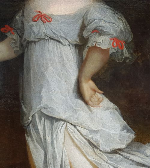 PORTRAIT OF LOUISE DE LVISLERAN C1662 CIRCLE OF ABRAHAM VAN DER TEMPEL C16221672 - ADDITIONAL PHOTO 5