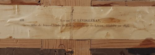 PORTRAIT OF LOUISE DE LVISLERAN C1662 CIRCLE OF ABRAHAM VAN DER TEMPEL C16221672 - ADDITIONAL PHOTO 8