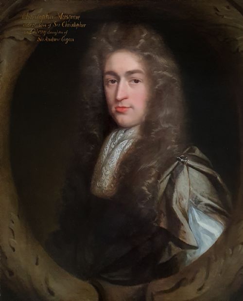 fig 4. Portrait of Christopher Musgrave (1664-1718) c.1690; John Riley (1646-1691)