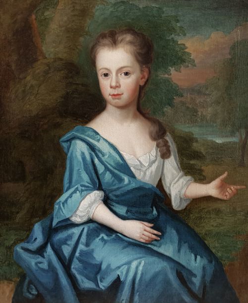 PORTRAIT OF A YOUNG LADY C1720 CIRCLE OF MARIA VERELST 16801744 - ADDITIONAL PHOTO 2