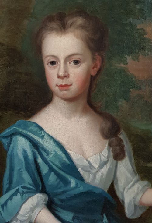 PORTRAIT OF A YOUNG LADY C1720 CIRCLE OF MARIA VERELST 16801744 - ADDITIONAL PHOTO 3