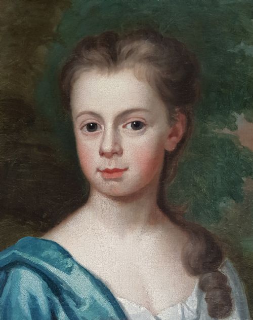 PORTRAIT OF A YOUNG LADY C1720 CIRCLE OF MARIA VERELST 16801744 - ADDITIONAL PHOTO 4