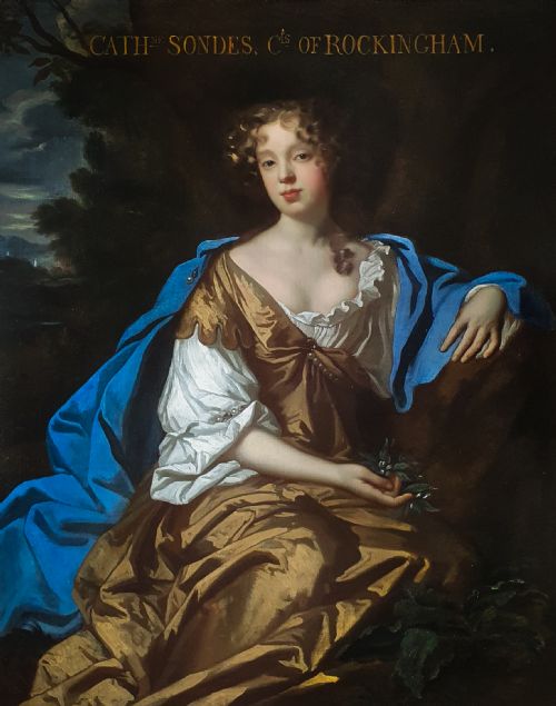 PORTRAIT OF CATHERINE WATSON COUNTESS OF ROCKINGTON 16581695 C1677 STUDIO OF SIR PETER LELY 16181680 - ADDITIONAL PHOTO 1