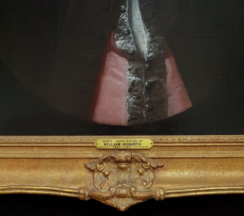 PORTRAIT OF HENRY HARRINGTON C1755 CIRCLE OF WILLIAM HOGARTH 1697 1764 - ADDITIONAL PHOTO 8
