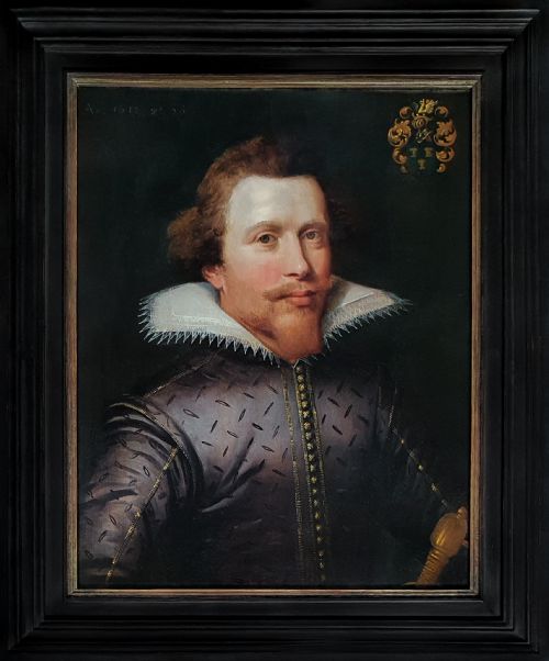 portrait of jan van reynegom 15841640 dated 1612 circle of jan anthonisz van ravesteyn c15721657 - CATEGORY: ANTIQUE ART - DATED 17TH CENTURY