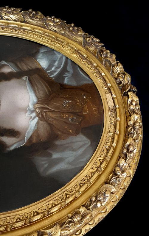 PORTRAIT OF A LADY 17TH CENTURY FOLLOWER OF SIR PETER LELY 16181680 - ADDITIONAL PHOTO 3