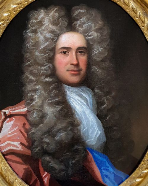 TWO 2 PORTRAITS OF A GENTLEMAN AND LADY C1690S ATTRIBUTED TO JOHN CLOSTERMAN 1660C1711 - ADDITIONAL PHOTO 3