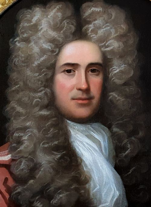 TWO 2 PORTRAITS OF A GENTLEMAN AND LADY C1690S ATTRIBUTED TO JOHN CLOSTERMAN 1660C1711 - ADDITIONAL PHOTO 5