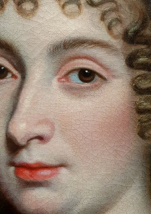 PORTRAIT OF A LADY AS MINERVA C1660 CIRCLE OF JOHANNES MYTENS C16141670 - ADDITIONAL PHOTO 4