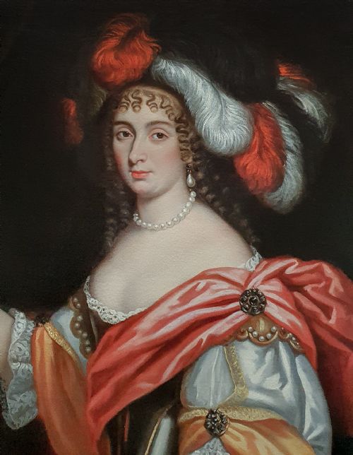 PORTRAIT OF A LADY AS MINERVA C1660 CIRCLE OF JOHANNES MYTENS C16141670 - ADDITIONAL PHOTO 7