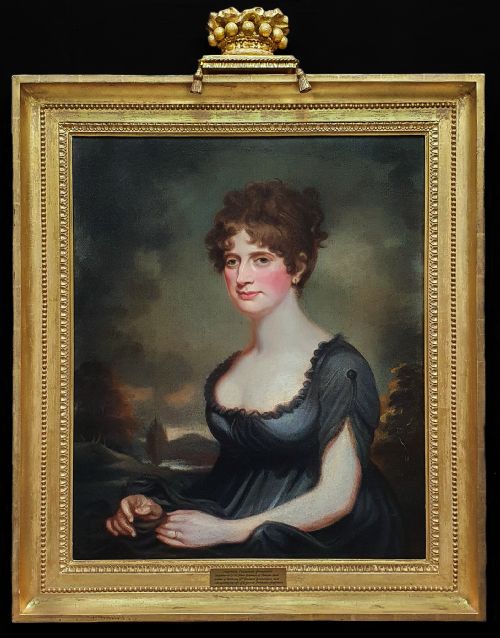 portrait of harriet robinson 17871820 c1820 circle of sir william beechey ra 17531839 - CATEGORY: ANTIQUE ART - DATED 19TH CENTURY