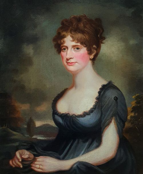 PORTRAIT OF HARRIET ROBINSON 17871820 C1820 CIRCLE OF SIR WILLIAM BEECHEY RA 17531839 - ADDITIONAL PHOTO 1