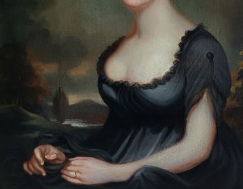 PORTRAIT OF HARRIET ROBINSON 17871820 C1820 CIRCLE OF SIR WILLIAM BEECHEY RA 17531839 - ADDITIONAL PHOTO 4