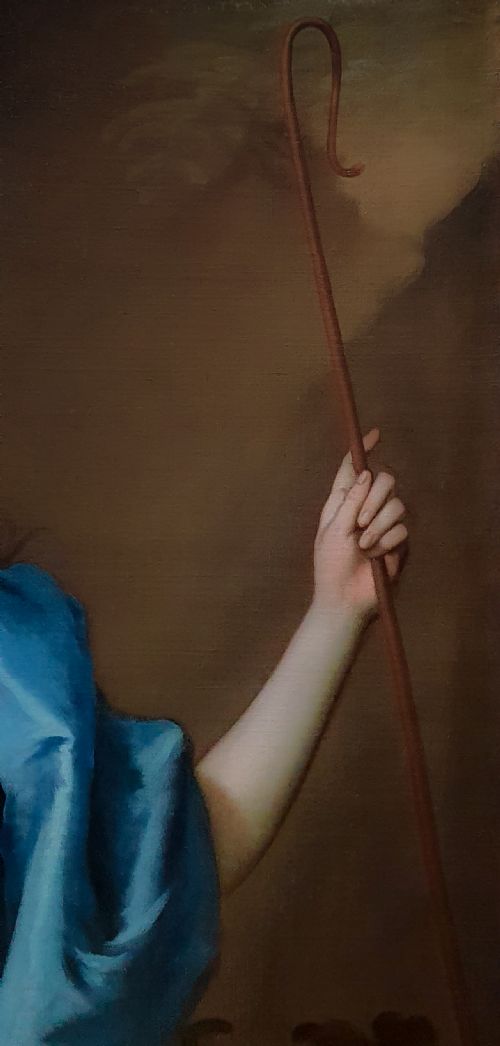 PORTRAIT OF MISS LYDDELL AS A SHEPHERDESS C1710 BY MICHAEL DAHL 16591743 - ADDITIONAL PHOTO 4