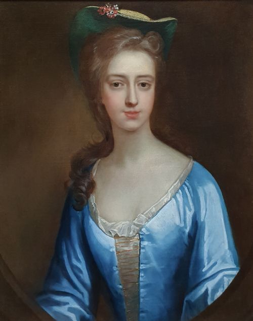PORTRAIT OF A LADY C1720 CIRCLE OF JONATHAN RICHARDSON 16671745 - ADDITIONAL PHOTO 2