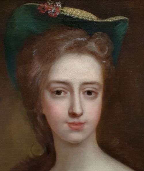 PORTRAIT OF A LADY C1720 CIRCLE OF JONATHAN RICHARDSON 16671745 - ADDITIONAL PHOTO 3