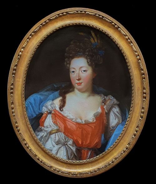 Portrait of a Lady C.1690; 17th Century French School